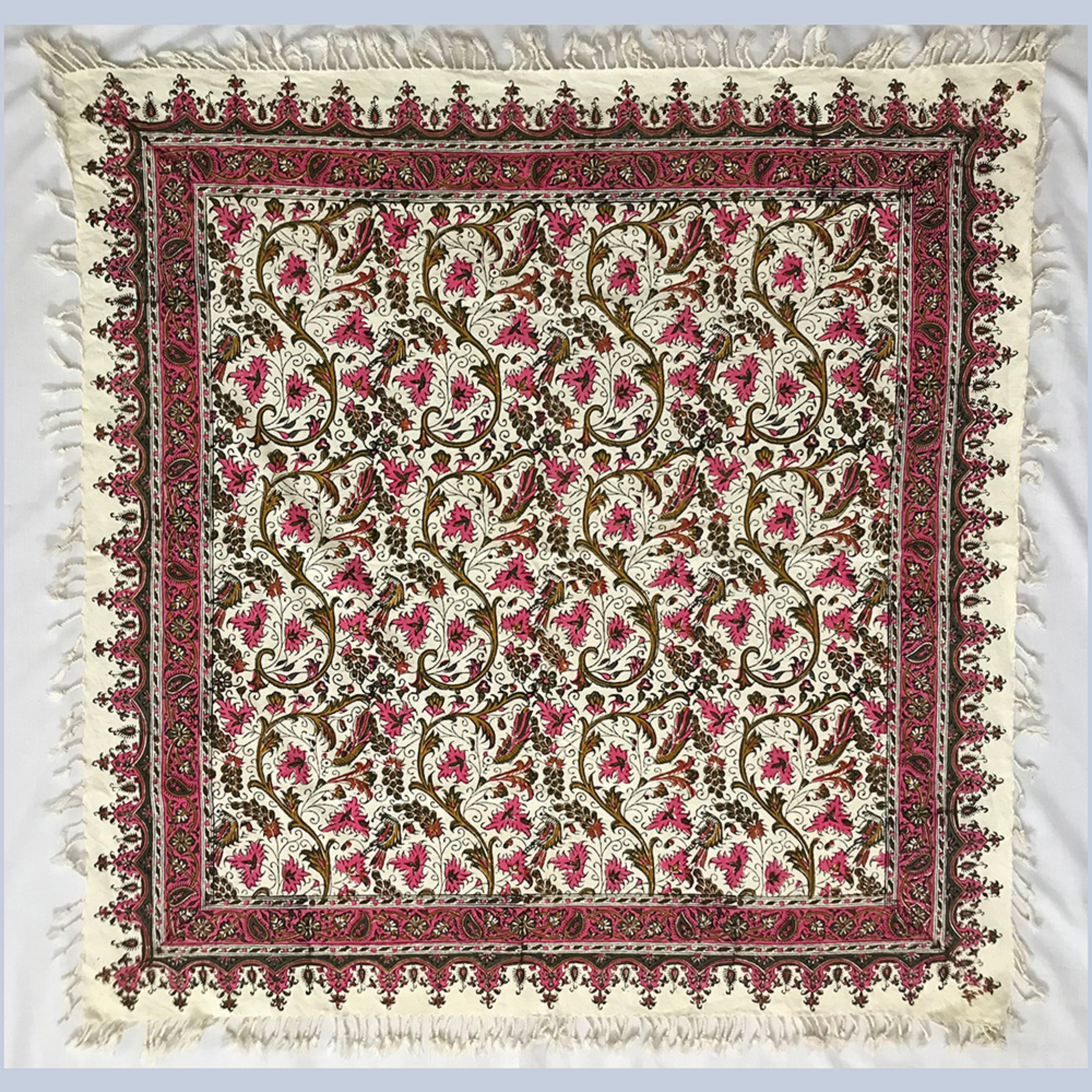 سفره قلمکار طرح انگوری سایز یک متری اعلا