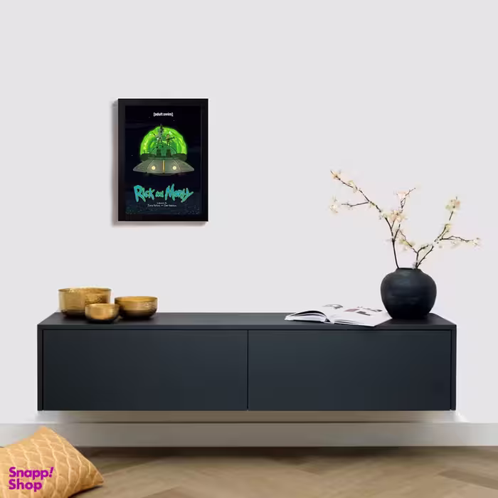 تابلو مدل ریک و مورتی rick and morty BL08