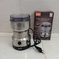 آسیاب برقی همه کاره و خردکن مدل راف RAF موتور 300وات 4 تیغه بدنه استیل خردکردن قهوه و ادویه  و غیره جنس باکیفیت

