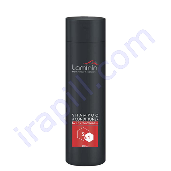 شامپو کراتینه و نرم کننده 1×2 لامینین 200 میلی لیتر