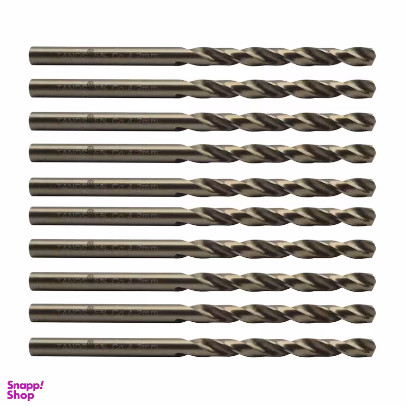 مته کبالت تانوس مدل YP-HSS-SIZE4.2 سایز 4.2 میلی متر مجموعه 10 عددی