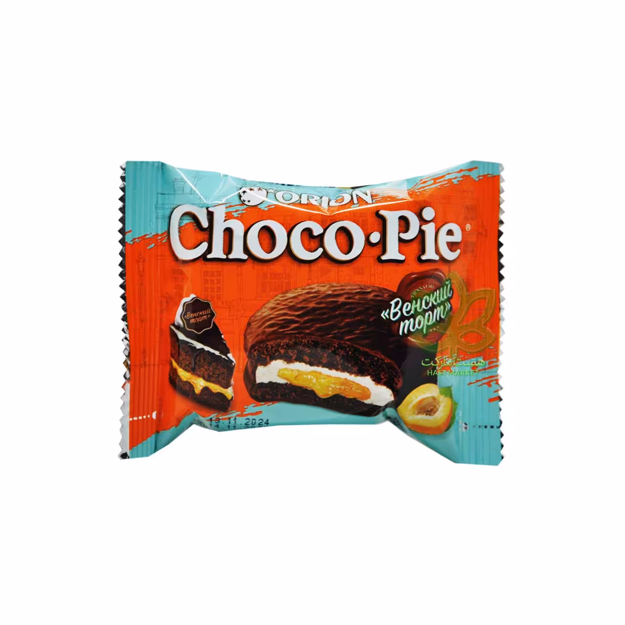 کیک والس مغزدار زردآلو 30 گرم شوکو پای - choco pie