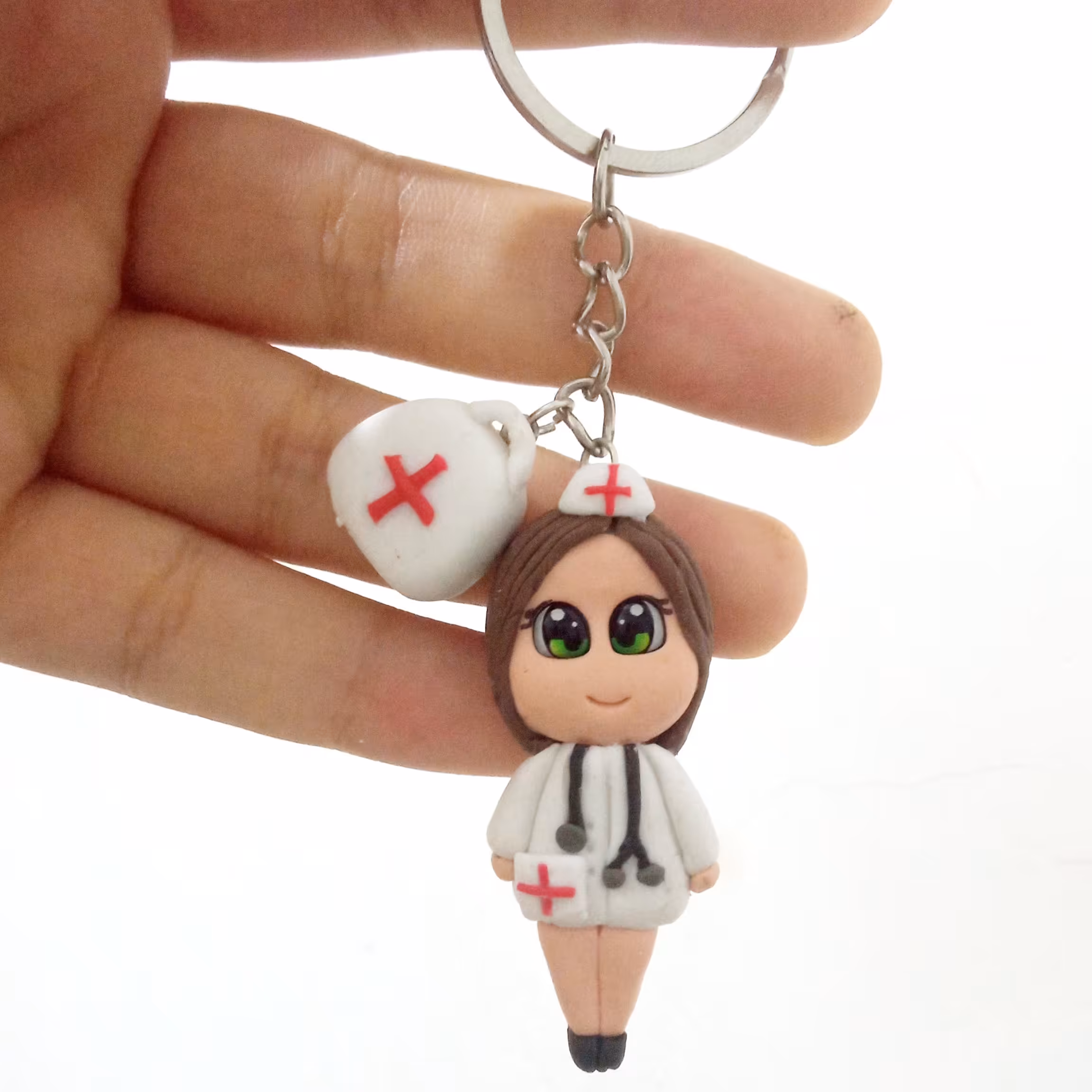 دسته کلید پزشک خمیری کادو هدیه 