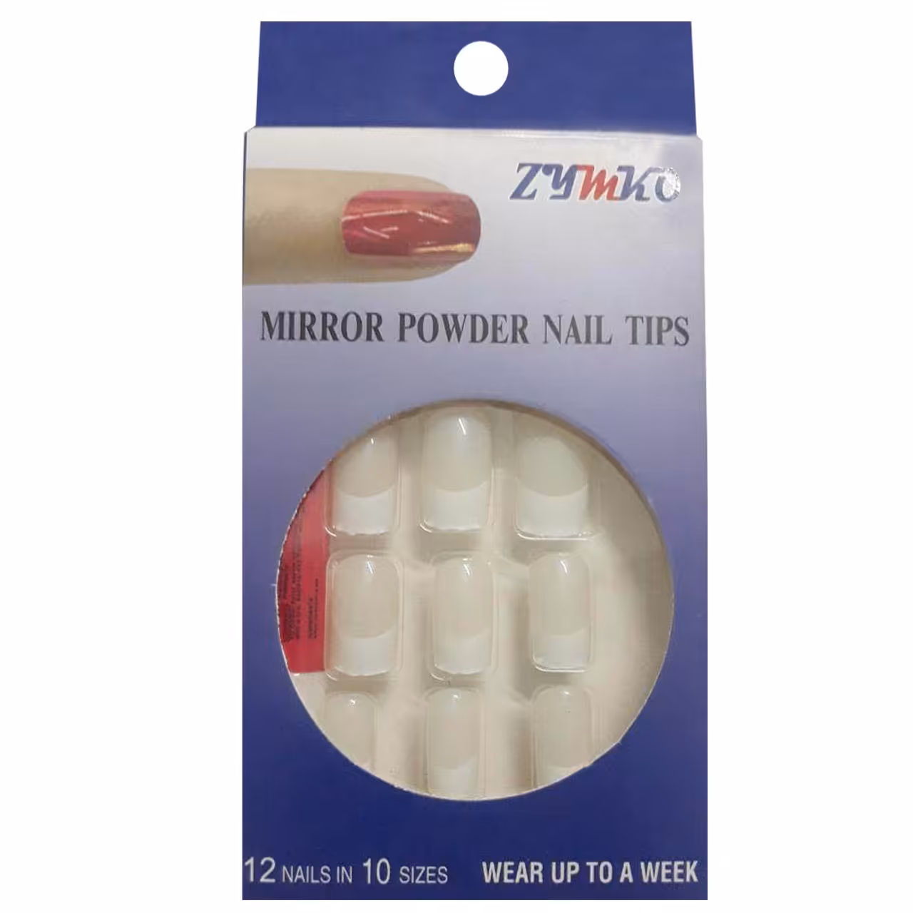 ناخن مصنوعی فرنچ دار زیمکو شماره 2372