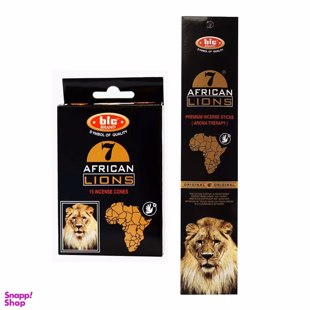 عود خوشبو کننده بیک مدل african lions بسته 2 عددی