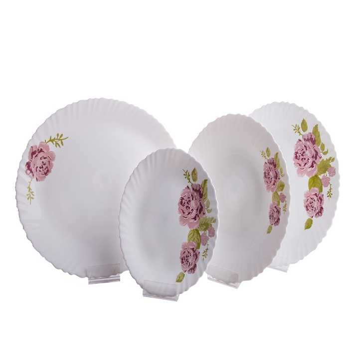 سرویس 6نفره اوپال مقصود طرح  آژاکس صورتی