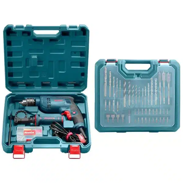 کیت دریل چکشی 54 پارچه رونیکس RS-0005 - ابزار یراق