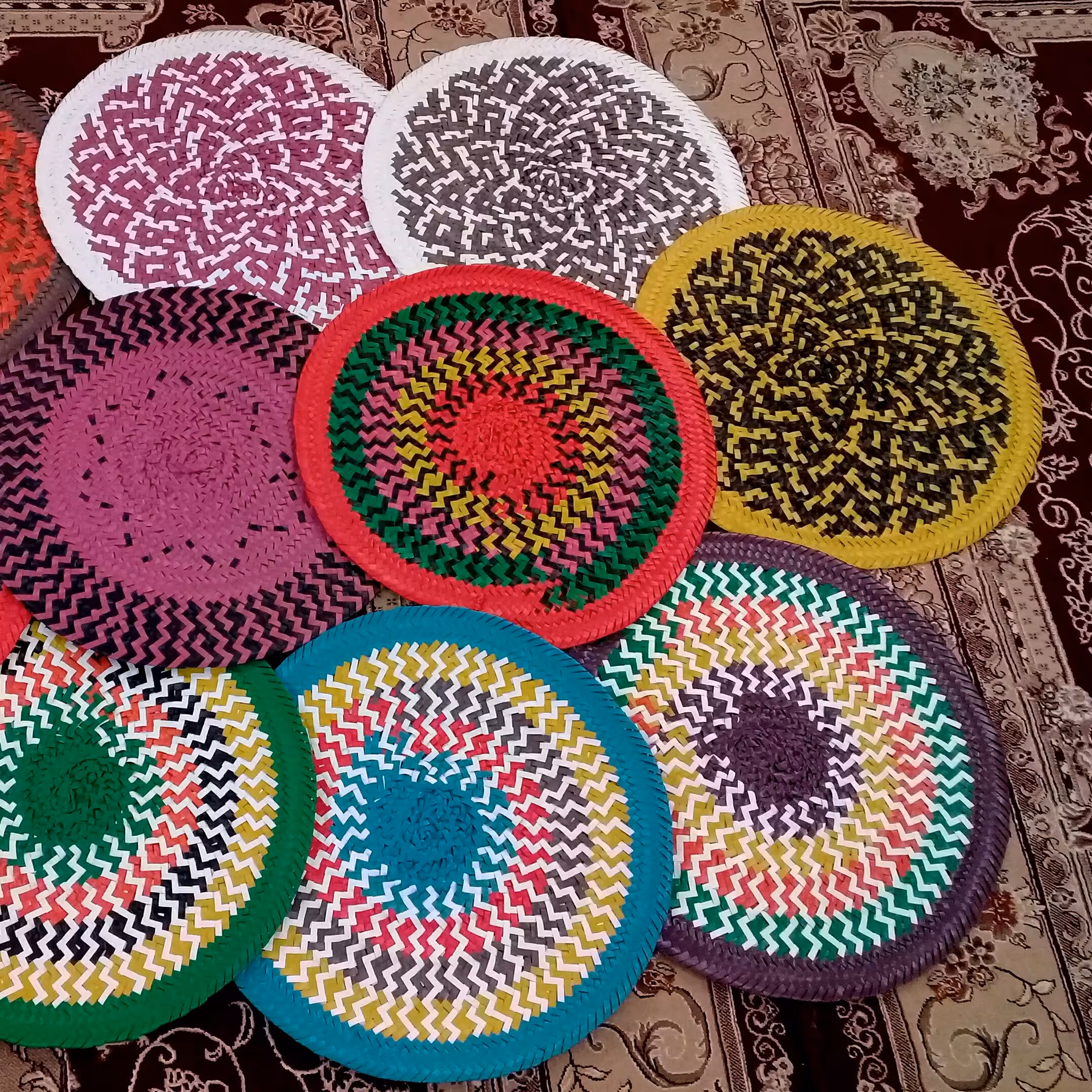 سفره60سانت حصیری