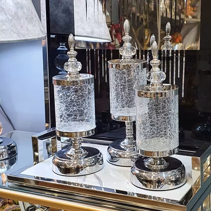 ست فلزی شیشه ای 1