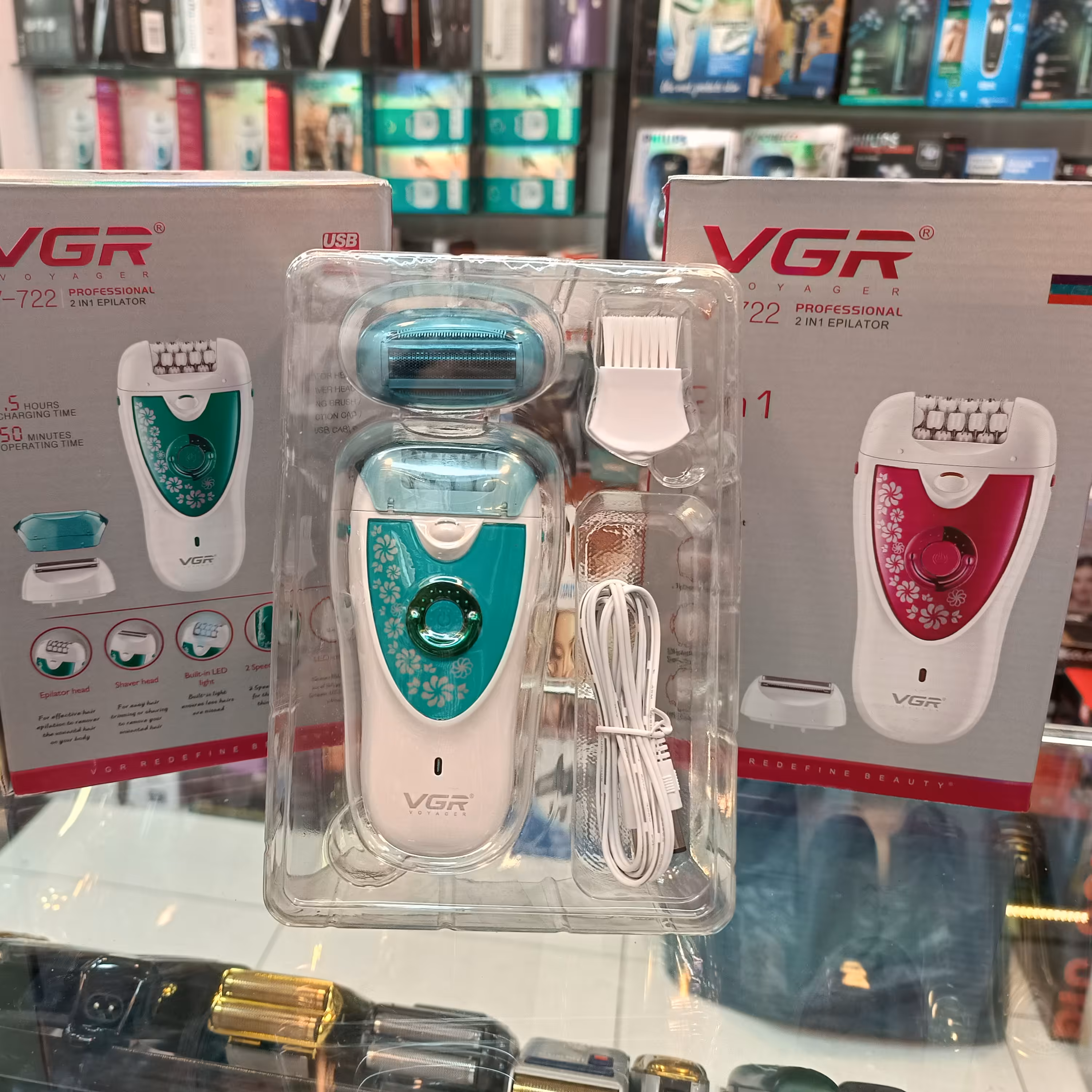 اپلیدی vgr 2کاره کیفیت واقعا عالیییی .تیغه فولادی.دارتی2دور متفاوت.اصلی.باطری لیتیومی