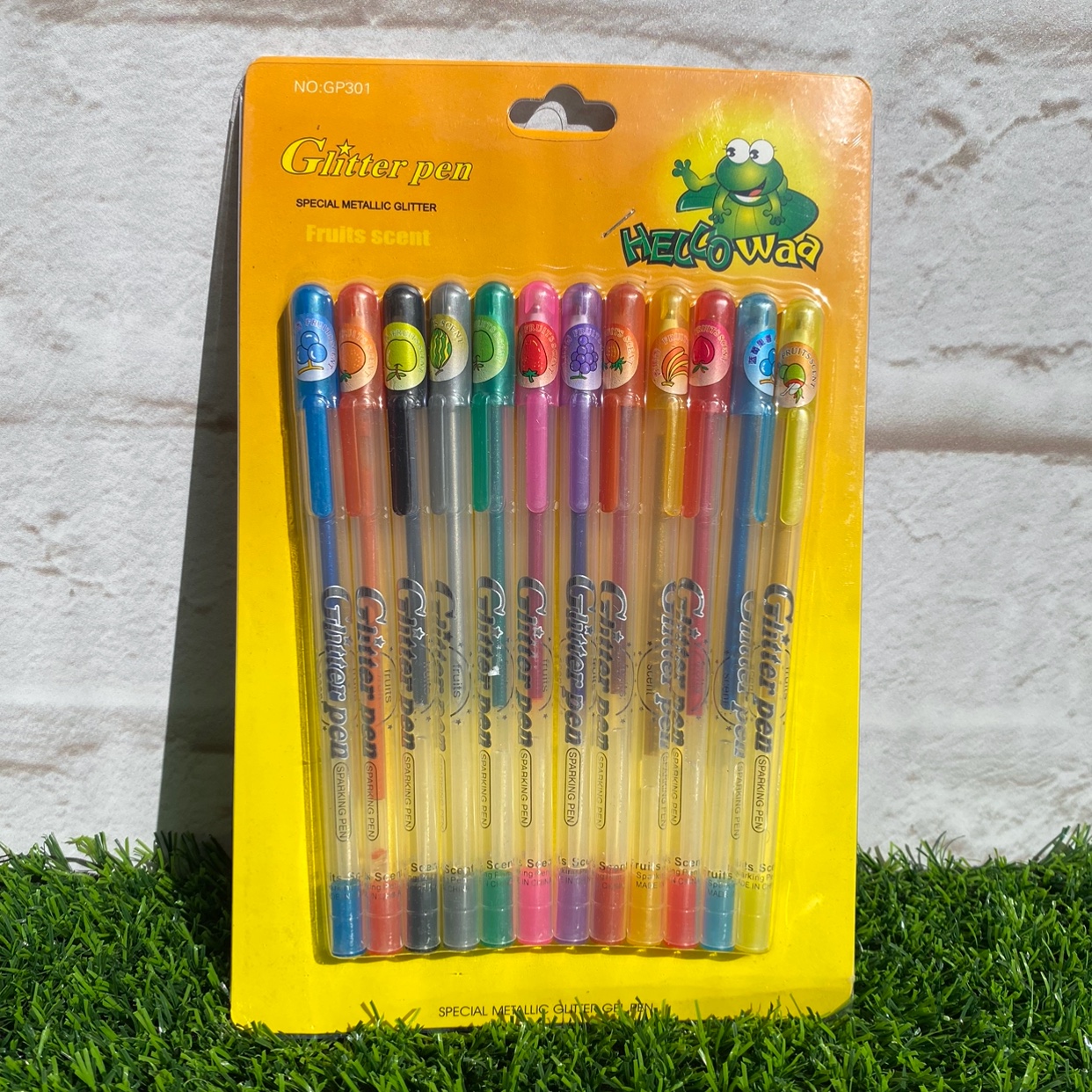 خودکار اکلیلی 12 رنگ مدل Glitter Pen