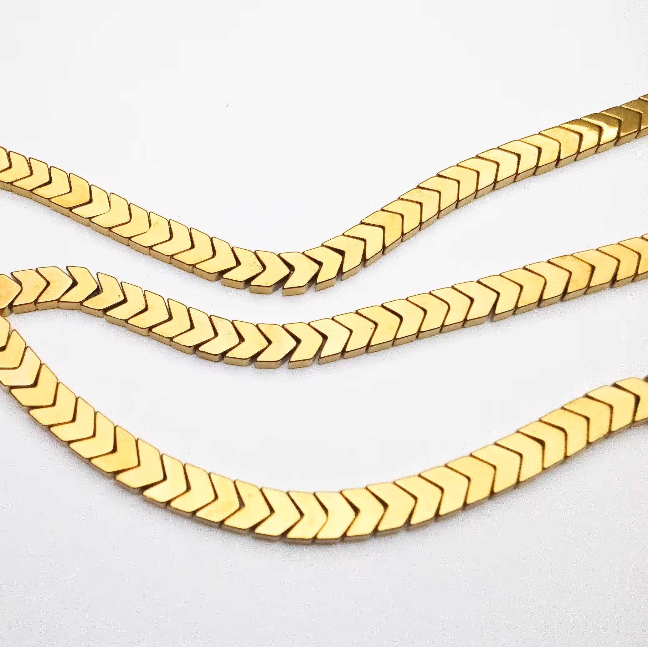 سنگ حدید طرح پیکان طلایی (حدود 50 مهره)