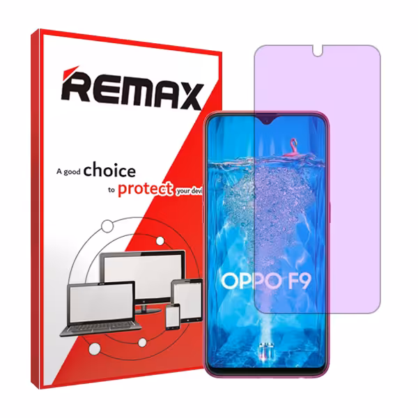 گلس اوپو F9 مدل هیدروژلی آنتی پرپل برند ریمکس کد S