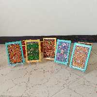 کاشی نگاره (کتیبه) طرح گلیم و گبه 15×9