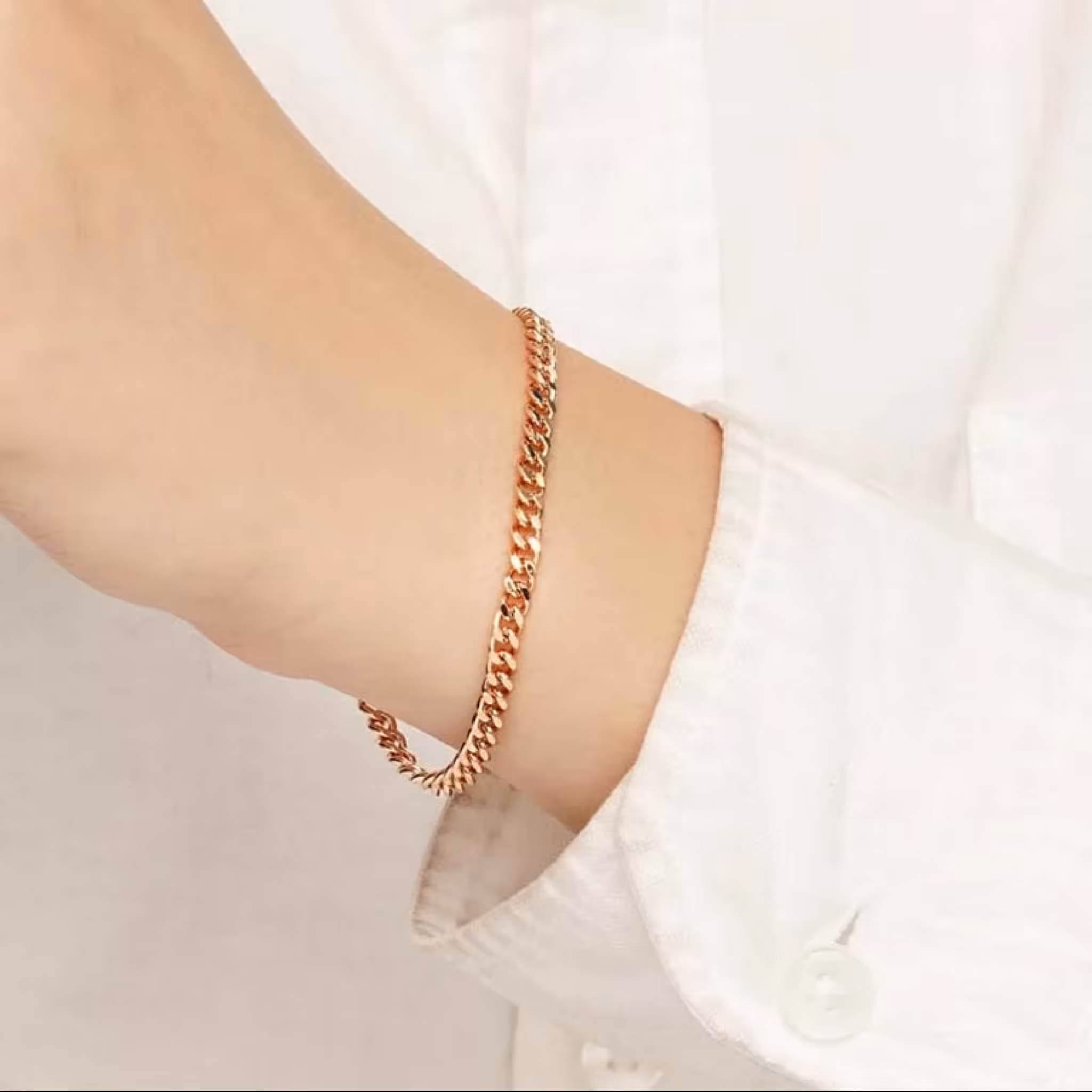 دستبند کارتیر کد 001 ظریف استیل آنتی آلرژی با رنگ  ثابت و کیفیت بالا