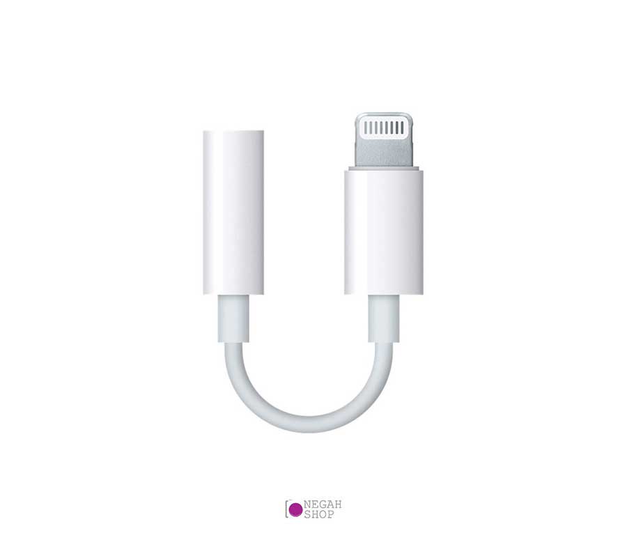 کابل تبدیل صدا جک 3.5 به آیفون Lightning