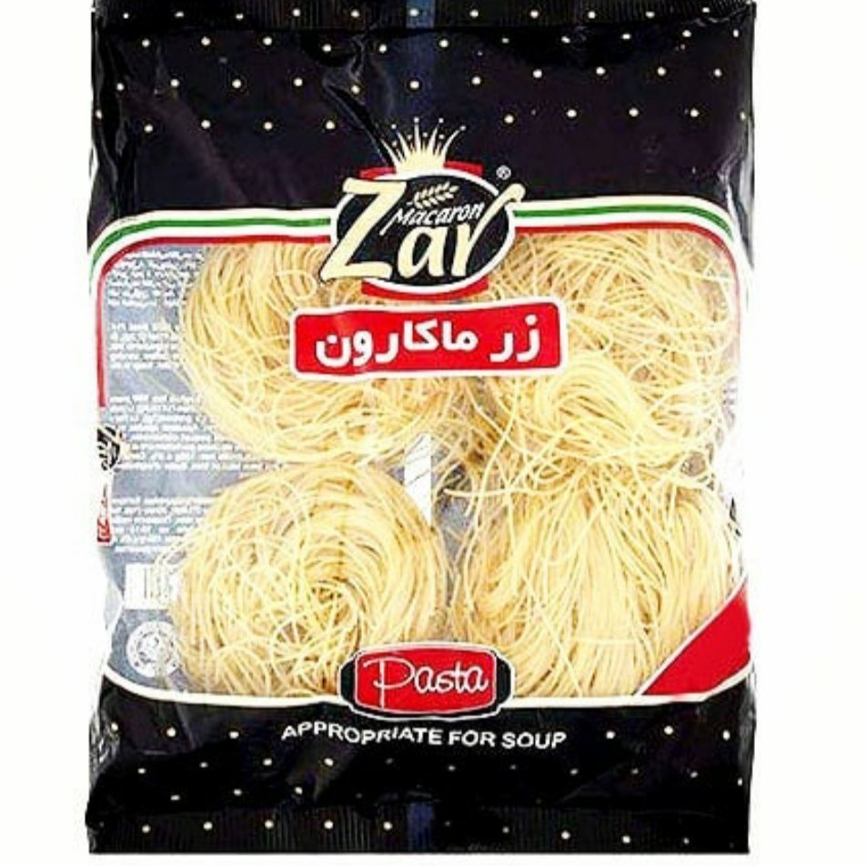 رشته سوپی زر ماکارون 4عدد