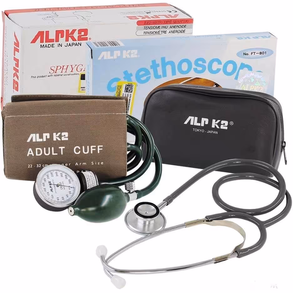 فشارسنج عقربه ای ALPK2 (ژاپنی) همراه با گوشی