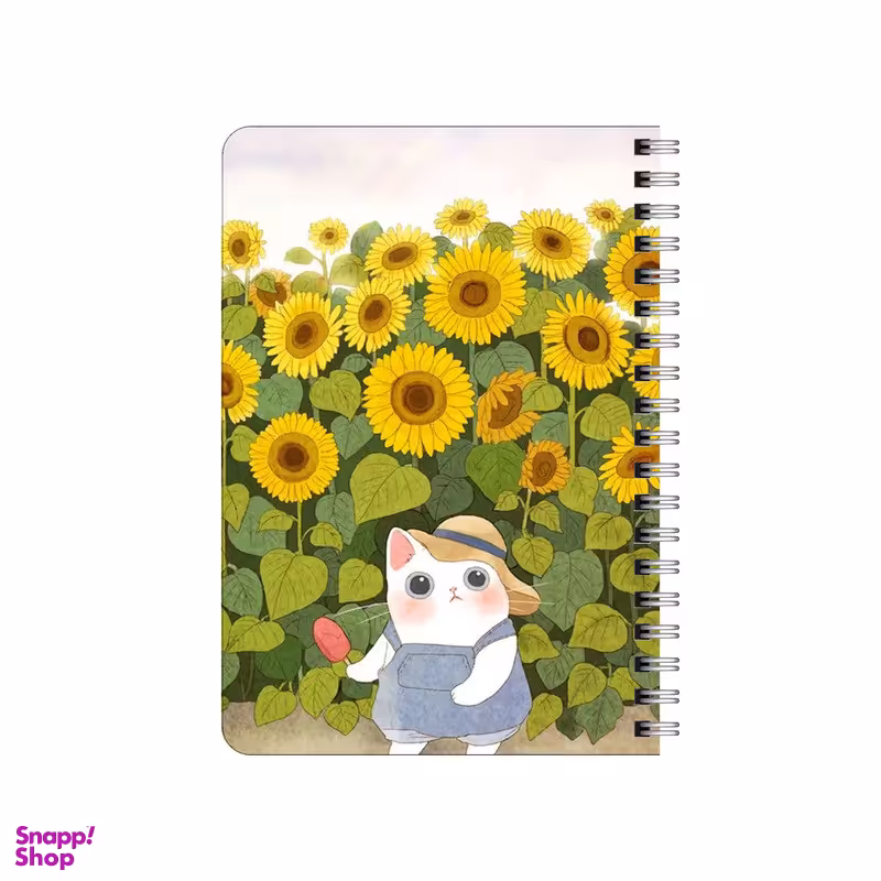 دفترچه یادداشت 80 برگ بامبیلیپ مدل چوبی طرح پیشی باغبان کد 2188597