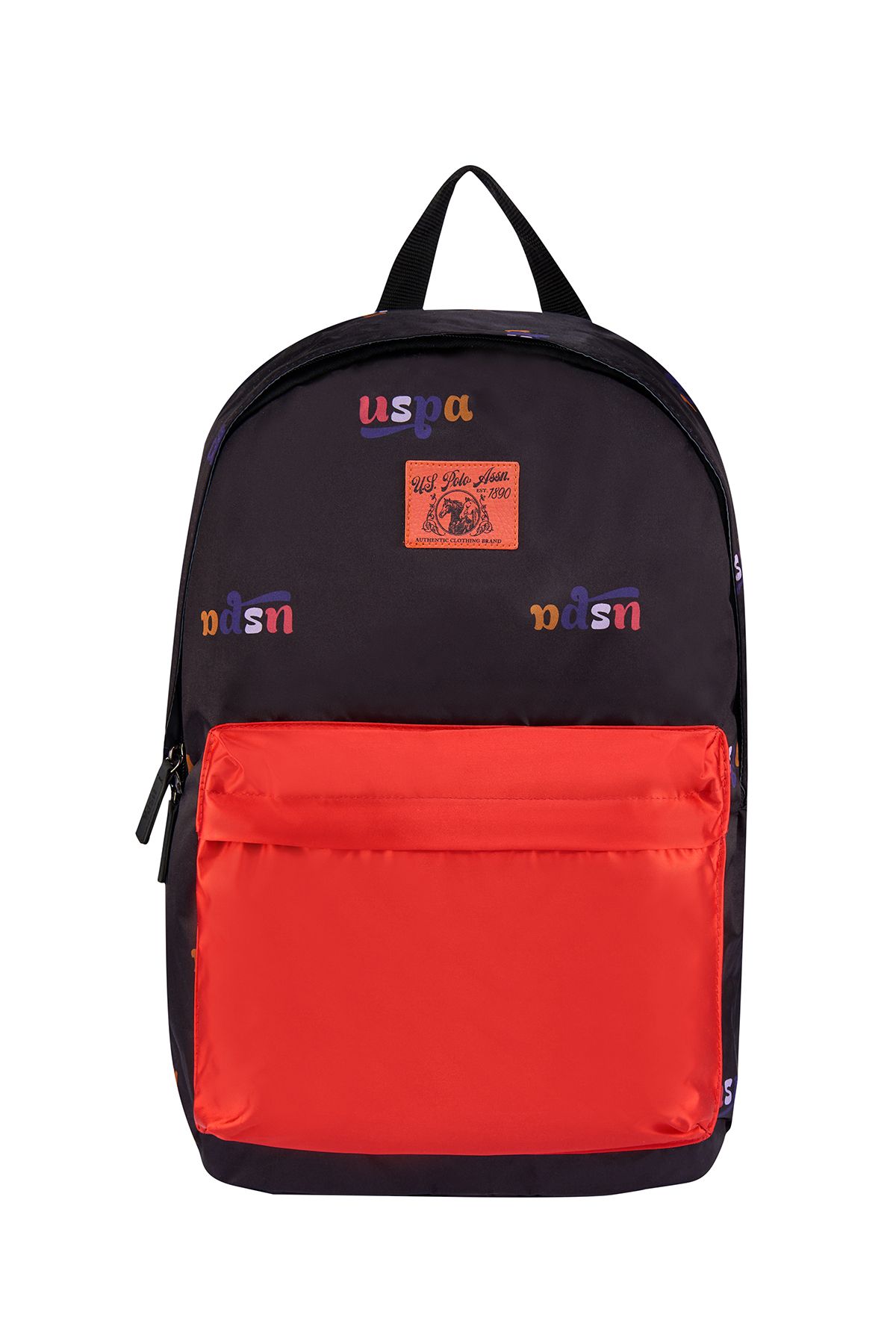 کوله پشتی مشکی مردانه و زنانه سیاه پایه. چوگان Assn. U.S. Polo Assn.