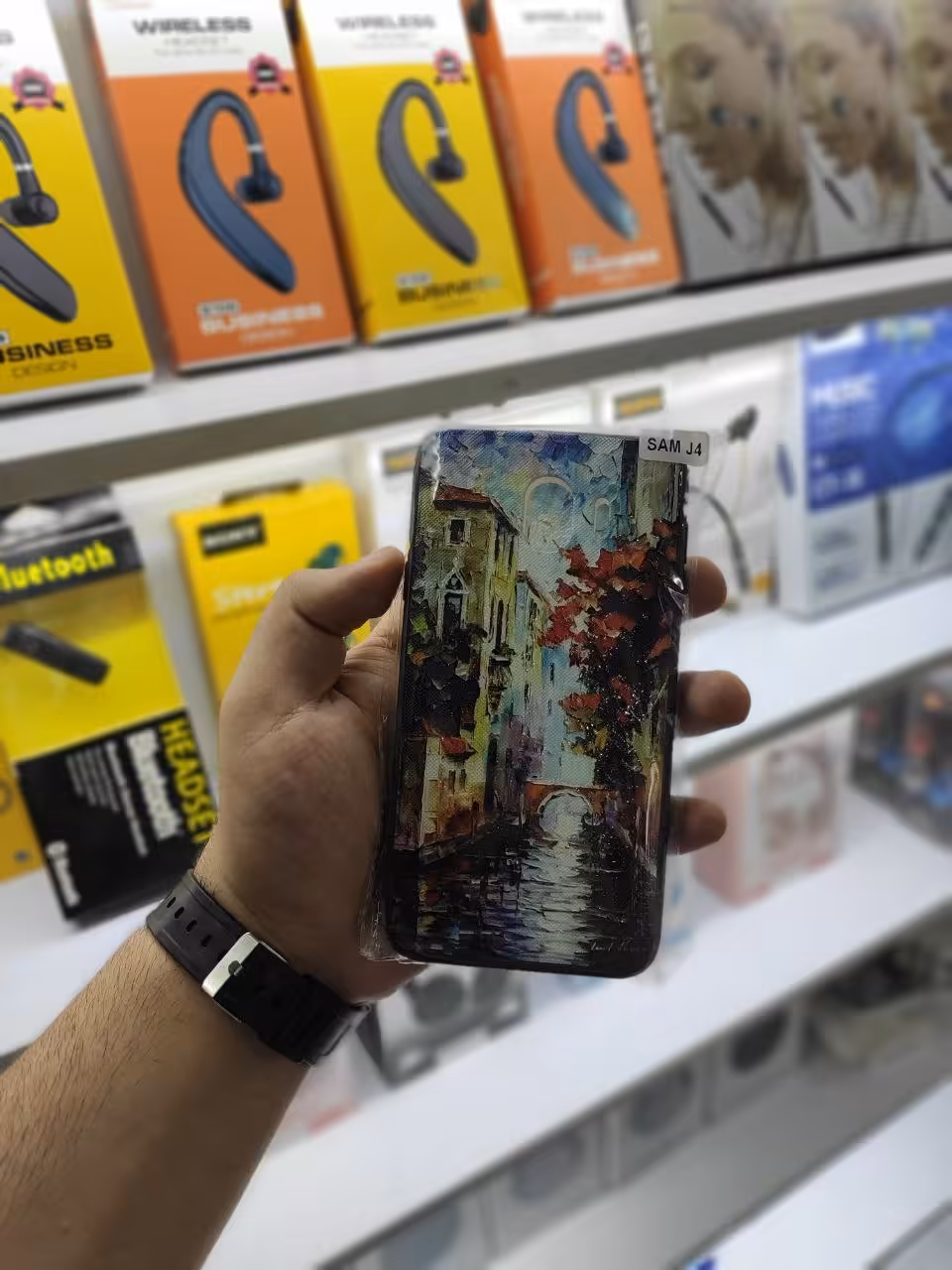 کاور طرح دار 01 مناسب برای گوشی موبایل samsung J4