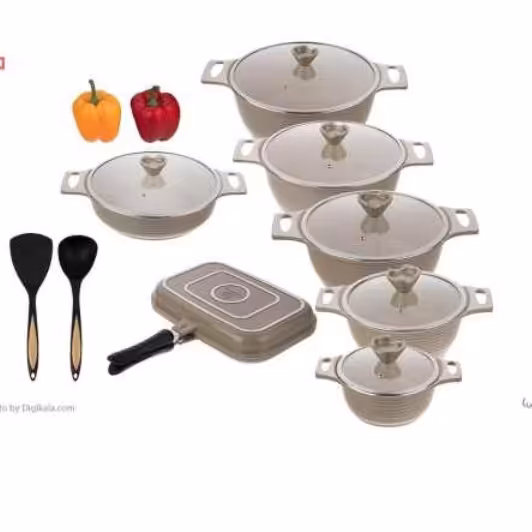 سرویس قابلمه 16 پارچه هوم کینگ مدل granit plas