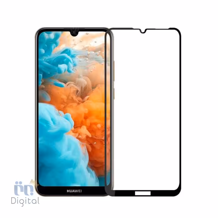محافظ صفحه نمایش مدل Full Cover Tempered Glass مناسب برای گوشی هواوی مدل Y6 Pro 2019