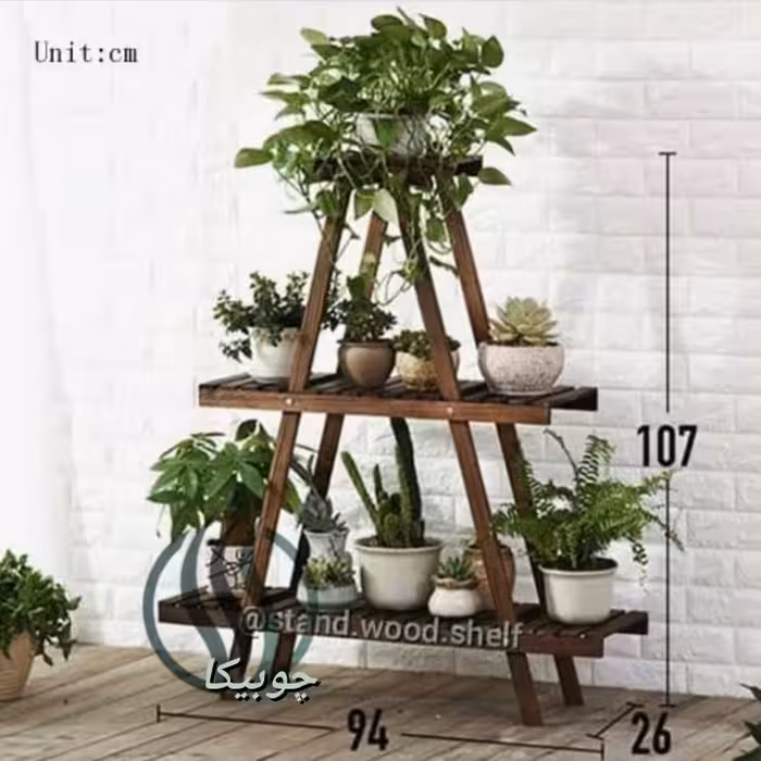 استند گل مدل مثلثی