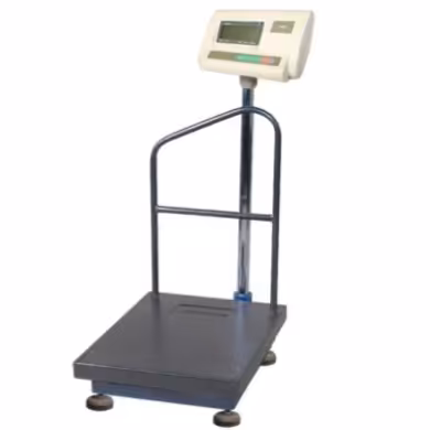 باسکول دیجیتال 300 کیلو گرم با نمایشگر A12 حدادماهر