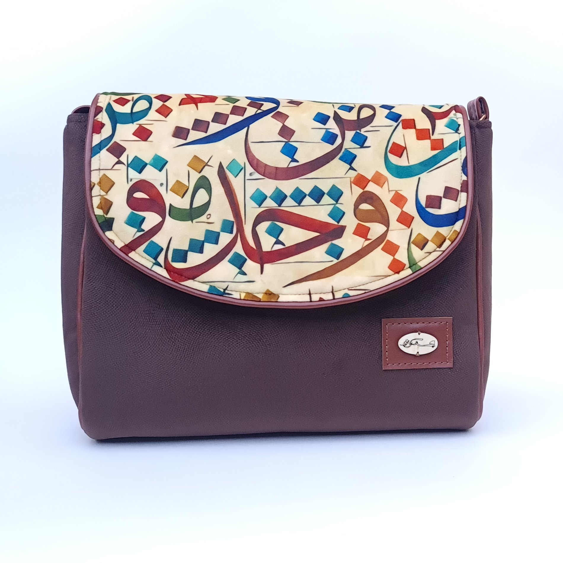 کیف دوشی زنانه پارچه ای مخمل قابل شست و شو مدل st203