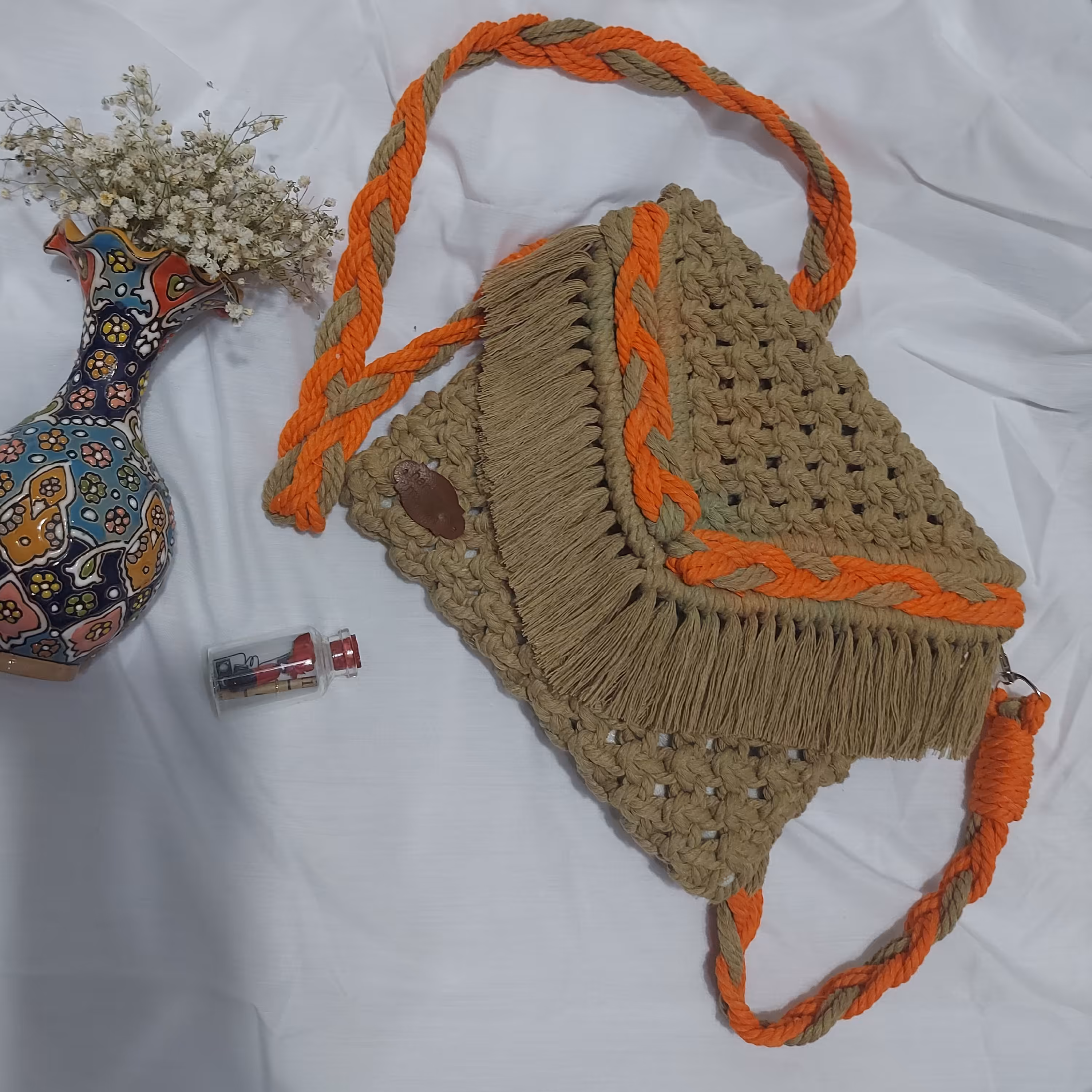 کیف مکرومه مدل تارا