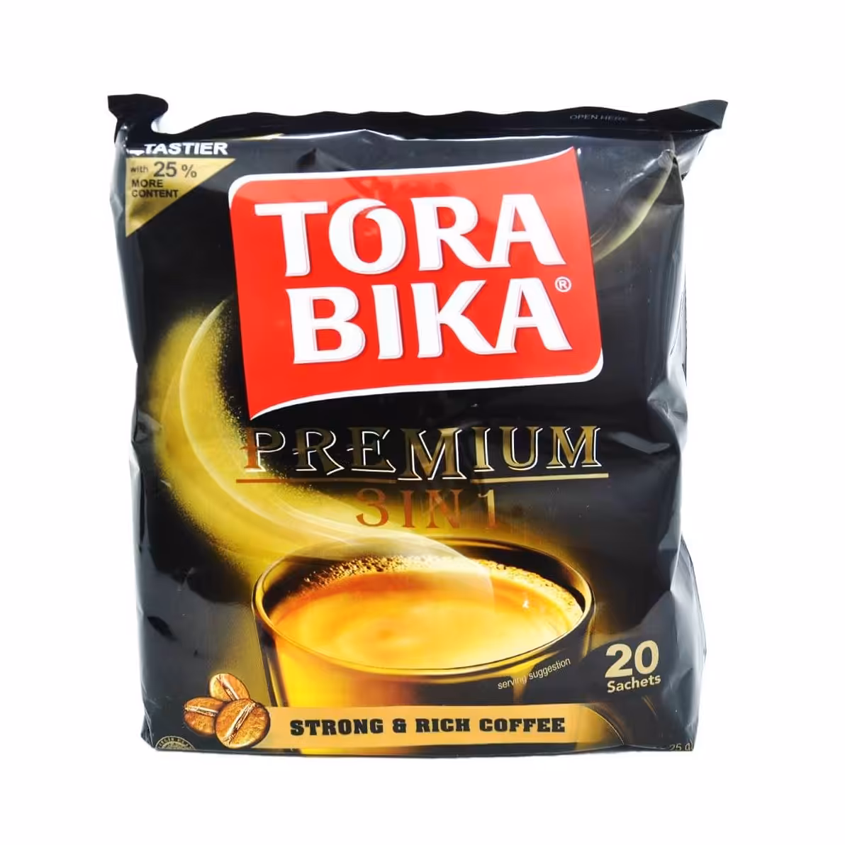 نسکافه تلخ پرمیوم برند تورابیکا  20 عددی