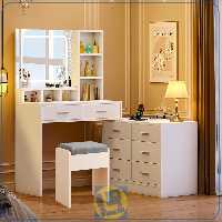 میز آرایش لامپ دار DJ724