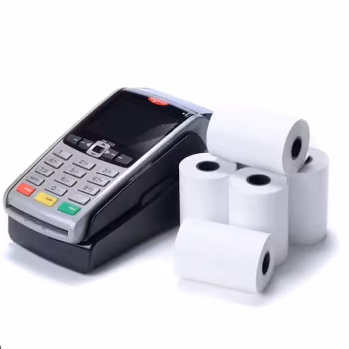 رول دستگاه کارت خوان چاپ مشکی کاغذ هانسول کره بسته 10عددی