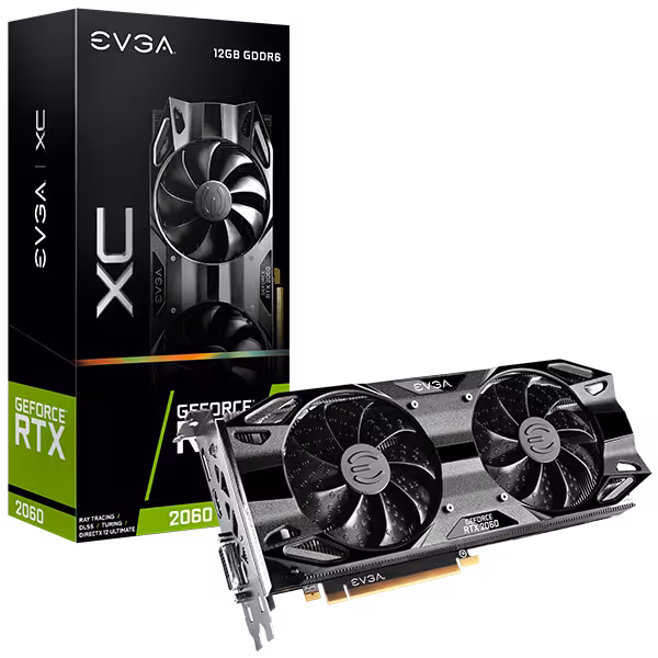 کارت گرافیک ای وی جی ای مدل GeForce RTX 2060 12GB XC با حافظه 12 گیگابایت