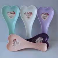 زیر قاشقی پلاستیک طرح قلب رنگی