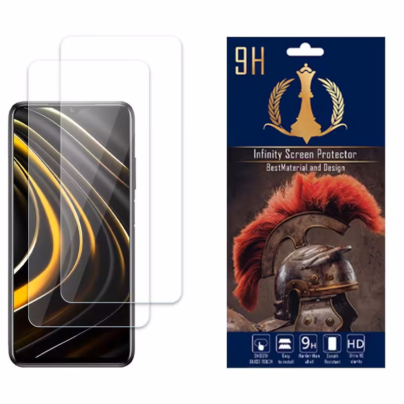 محافظ صفحه نمایش اینفینیتی مدل NANOمناسب برای شیائومی Poco M3 بسته دو عددی