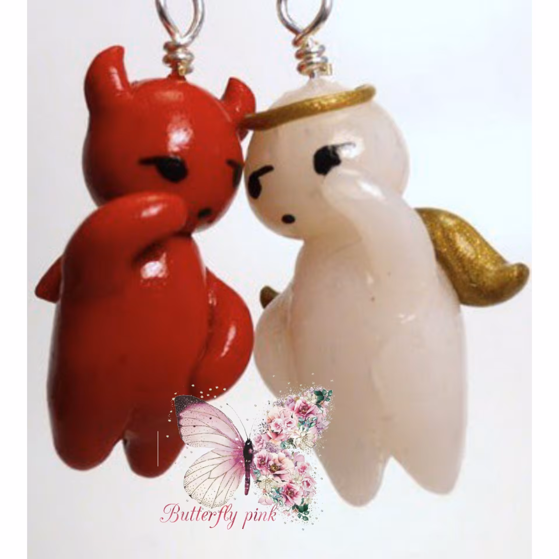 گردنبند ست دوستی شیطان و فرشته،ست عاشقانه،کاپل،ست دونفره