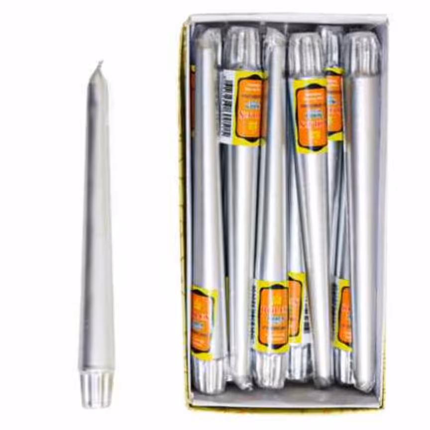 شمع 20 سانت نقره ای