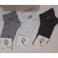 پک 3 تایی جوراب مچی طرح ckنخی نانو ضد بو وتعریق ضد باکتری ضد الکتریسته حالت کشسانی 