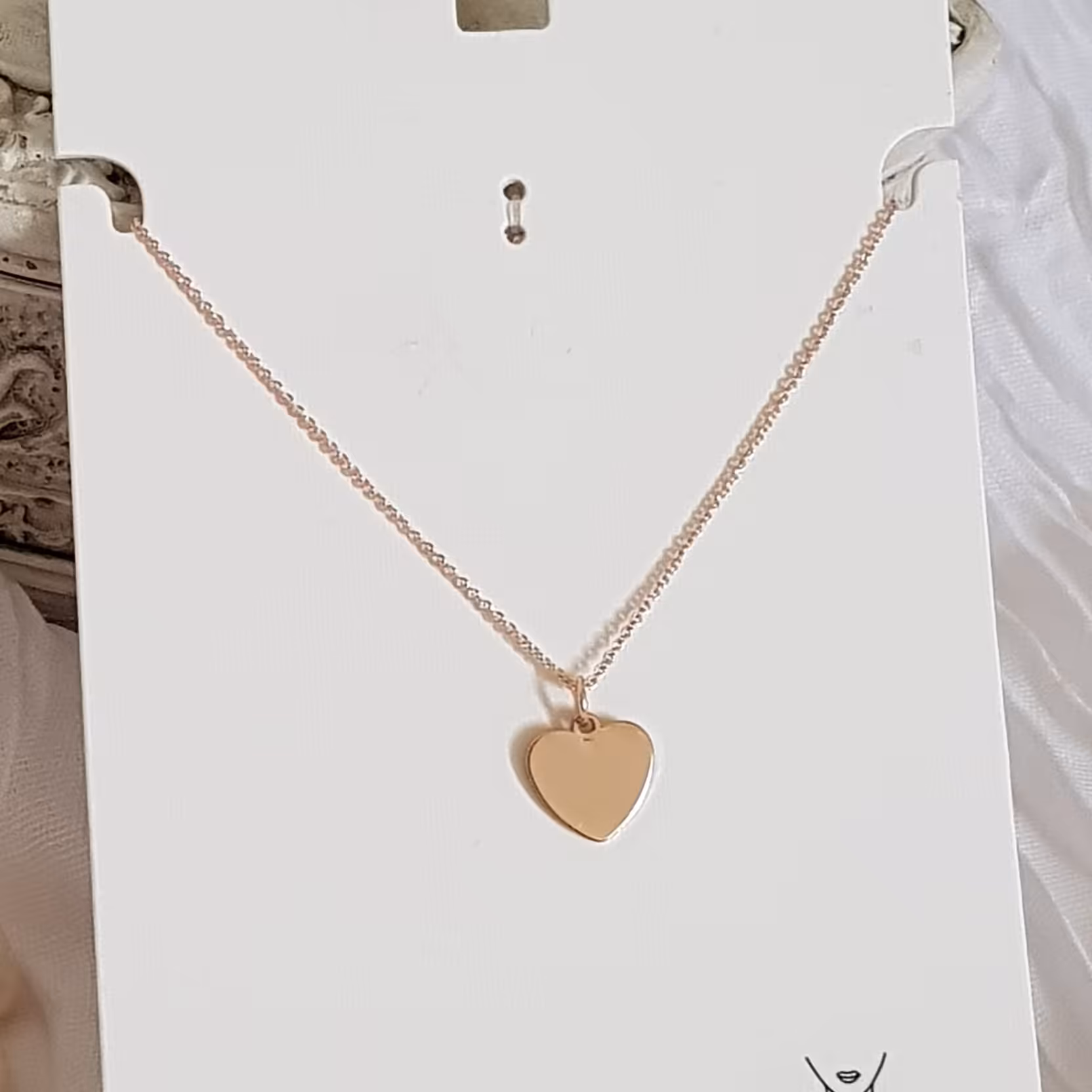 گردنبند قلب طلایی. کد 13