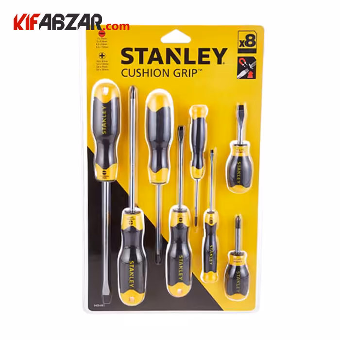 ست پیچ گوشتی 8 عددی استنلی مدل 011 65 0