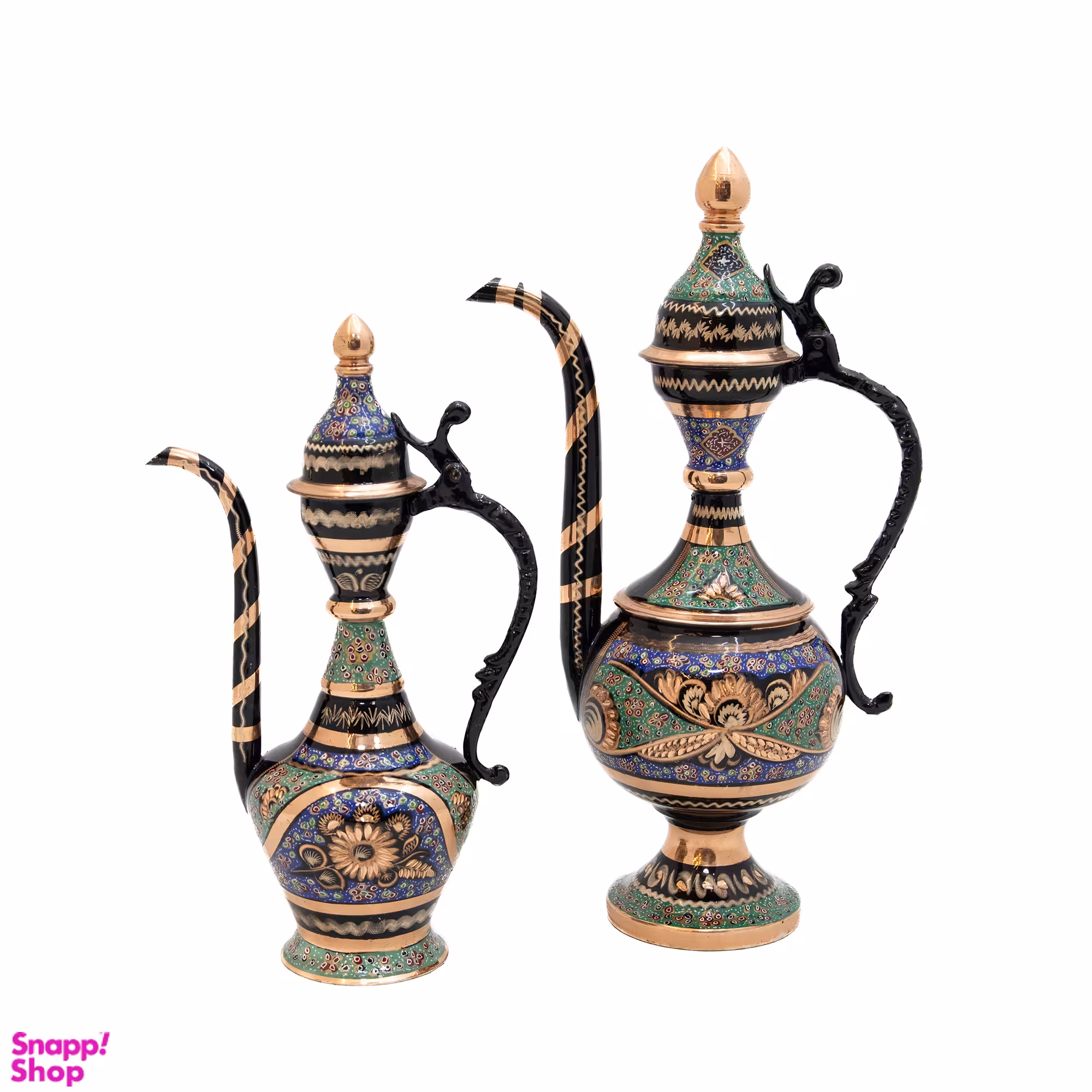 ست گلاب پاش الماس تراش و نقاشی مینیاتوری کد 7209