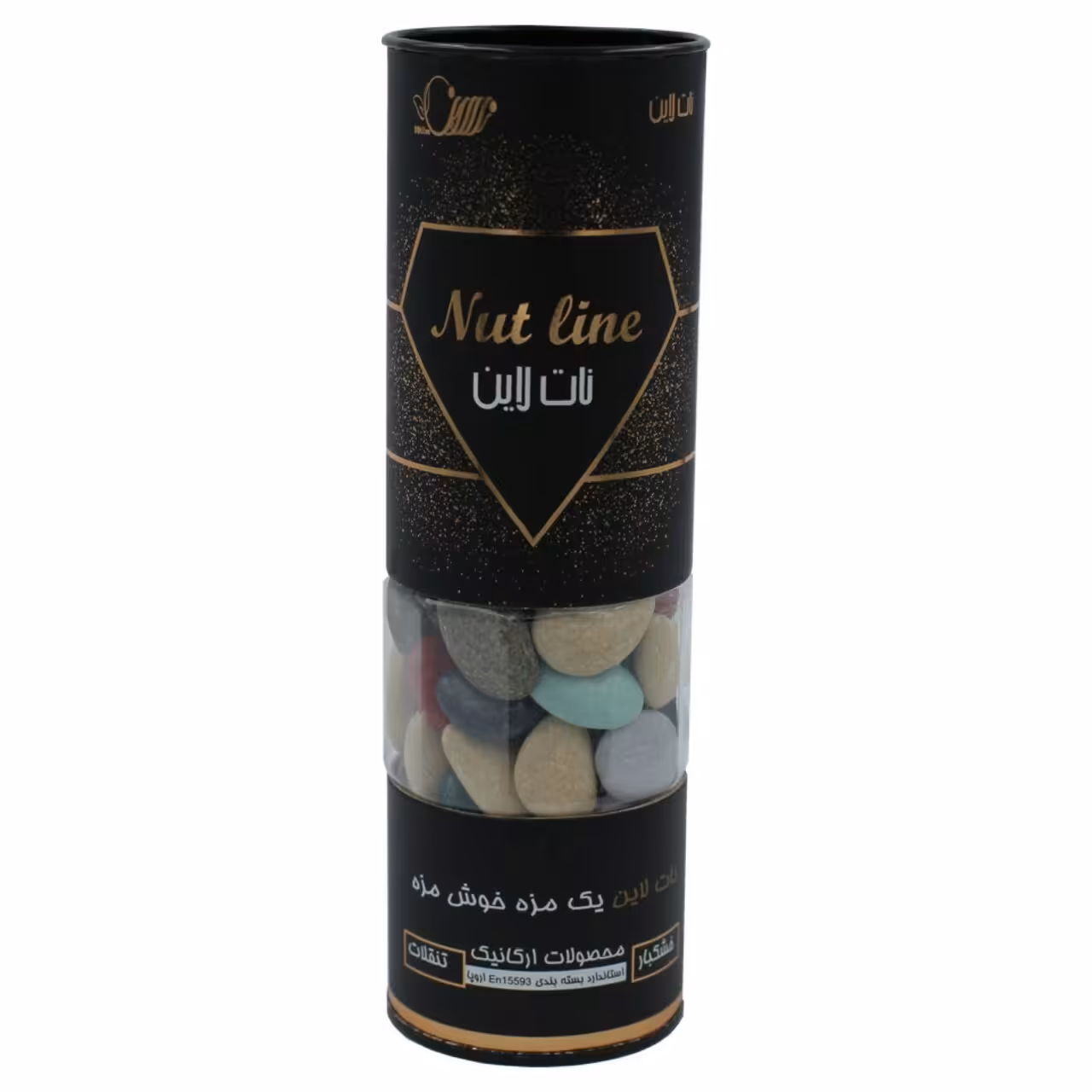 دراژه شکلاتی سنگ رودخانه (قوطی 200 گرمی )