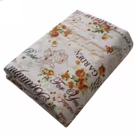 ملحفه سندس مدل رز گاردن کد F277 یک نفره سایز 195x90 سانتی متر