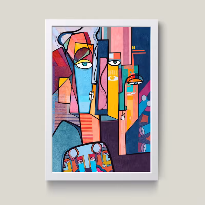 تابلو مدل چهره در چهره کد G15-43