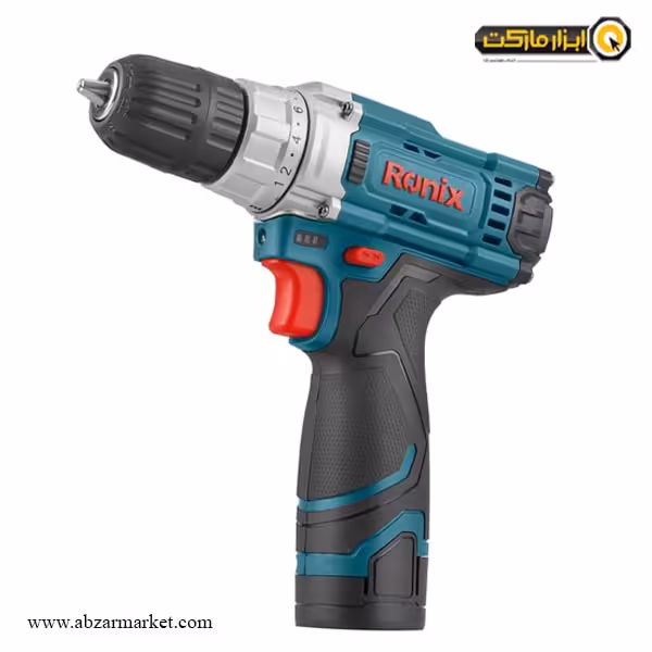 دریل شارژی رونیکس لیتیوم 12 ولت مدل 8613