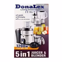 آبمیوه گیری 5 کاره دونالکس مدل DN-105 با ضمانت 24 ماهه با ارسال رایگان