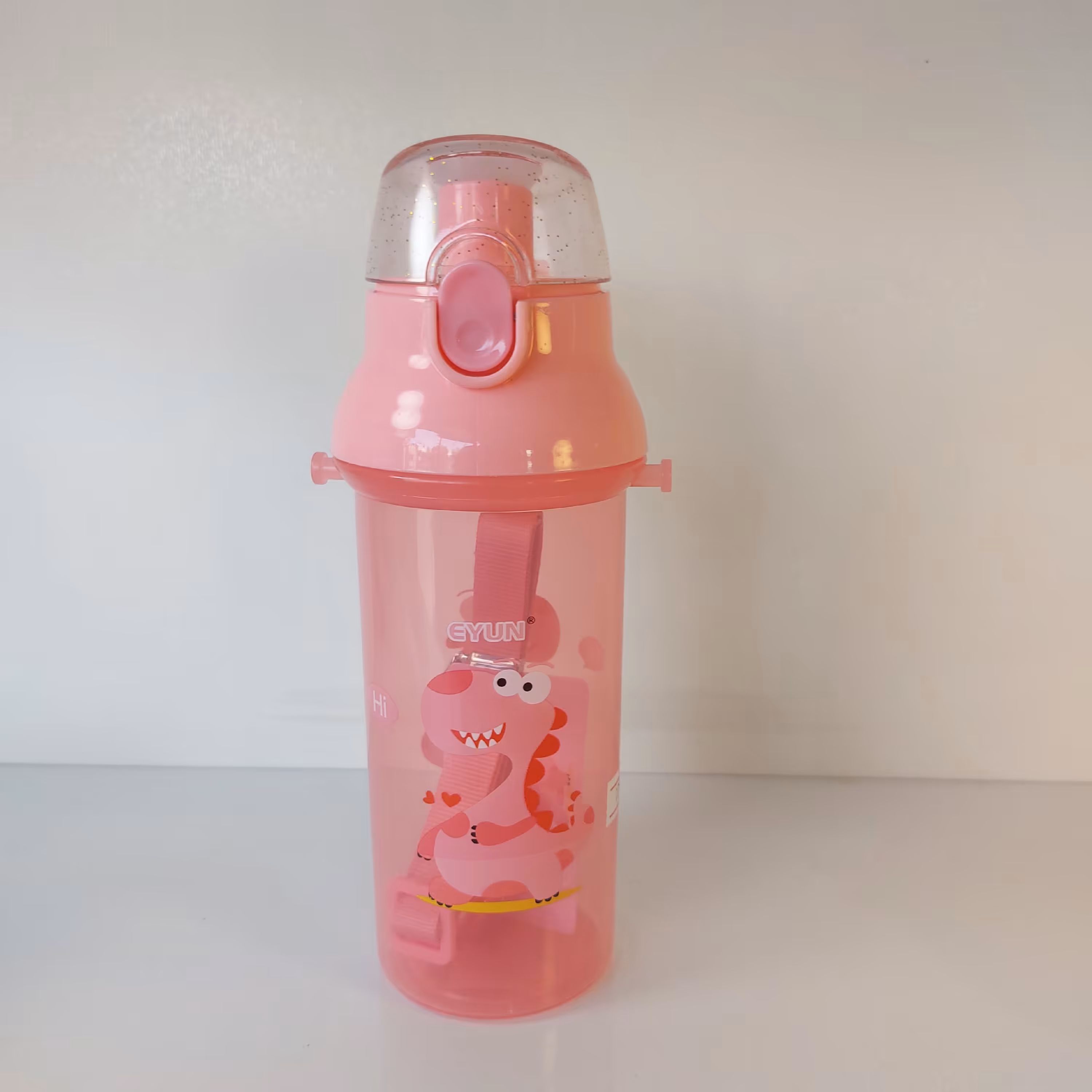 قمقمه کودکانه دایناسور  صورتی