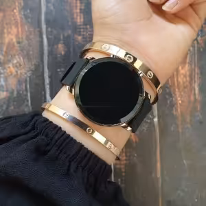 ساعت مچی ال ای دی بند رابر led